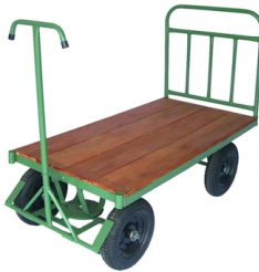 CARRINHO PLATAFORMA COM BASE DE MADEIRA - 1.50X0.80